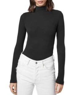 Raffi Mock-Neck Bodysuit - ALLSAINTS