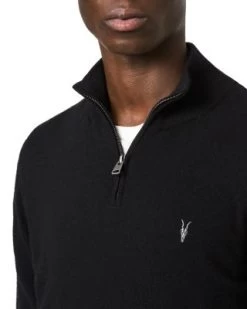 Kilburn Quarter Zip Sweater - ALLSAINTS -Fashion Clothing AllSaints 11188322 fpx
