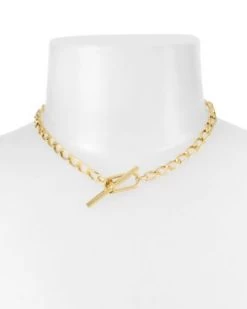 Chain Link Toggle Necklace, 15" - ALLSAINTS -Fashion Clothing AllSaints 11549095 fpx