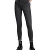 Miller Push Up Skinny Jeans In Washed Black - ALLSAINTS