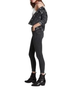 Miller Push Up Skinny Jeans In Washed Black - ALLSAINTS -Fashion Clothing AllSaints 11769280 fpx