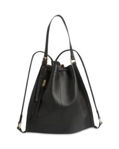 Alpha Medium Leather Backpack - ALLSAINTS -Fashion Clothing AllSaints 11895160 fpx