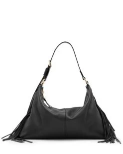 Edbury Leather Fringe Shoulder Bag - ALLSAINTS