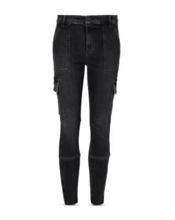 Duran Skinny Cargo Jeans In Washed Black - ALLSAINTS -Fashion Clothing AllSaints 12065948 fpx
