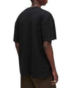 Isac Oversized Fit Short Sleeve Crew Tee - ALLSAINTS -Fashion Clothing AllSaints 12177926 fpx
