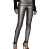 Cora Leather Foil Leggings - ALLSAINTS