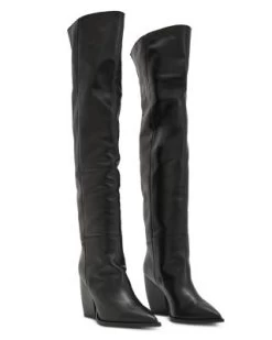 Women's Reina Pointed Toe Over The Knee Boots - ALLSAINTS