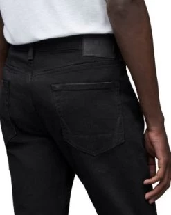 Rex Slim Fit Jeans In Jet Black - ALLSAINTS -Fashion Clothing AllSaints 12588630 fpx