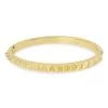 Pyramid Crystal & Studded Bangle Bracelet In Gold-Tone - ALLSAINTS