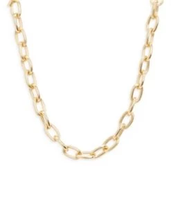 Bamboo Link Collar Necklace, 17" - ALLSAINTS