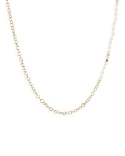 Cultured Freshwater Pearl Mixed Necklace, 17" - ALLSAINTS