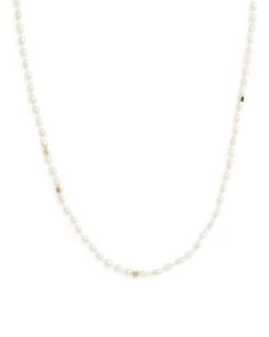 Cultured Freshwater Pearl Collar Necklace, 17" - ALLSAINTS