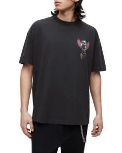 Road Rash Short Sleeve Logo Tee - ALLSAINTS