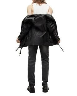 Cigarette Slim Fit Jeans In Washed Black - ALLSAINTS -Fashion Clothing AllSaints 12802120 fpx