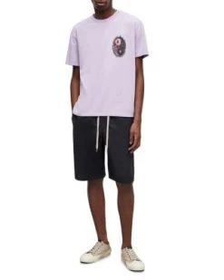 Dual Graphic Short Sleeve Crewneck Organic Cotton Tee - ALLSAINTS -Fashion Clothing AllSaints 12870848 fpx