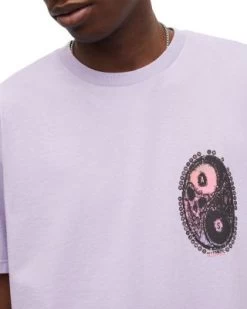 Dual Graphic Short Sleeve Crewneck Organic Cotton Tee - ALLSAINTS -Fashion Clothing AllSaints 12870850 fpx