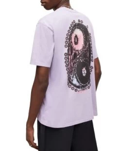 Dual Graphic Short Sleeve Crewneck Organic Cotton Tee - ALLSAINTS -Fashion Clothing AllSaints 12870852 fpx
