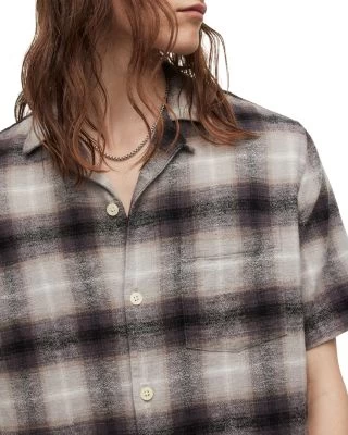 Bernat Short Sleeve Button Front Shirt - ALLSAINTS 6 Bernat Short Sleeve Button Front Shirt - ALLSAINTS - Image 6