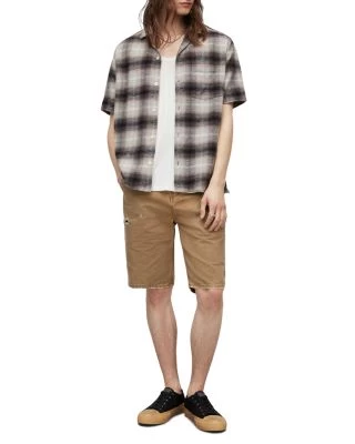 Bernat Short Sleeve Button Front Shirt - ALLSAINTS 2 Bernat Short Sleeve Button Front Shirt - ALLSAINTS - Image 2