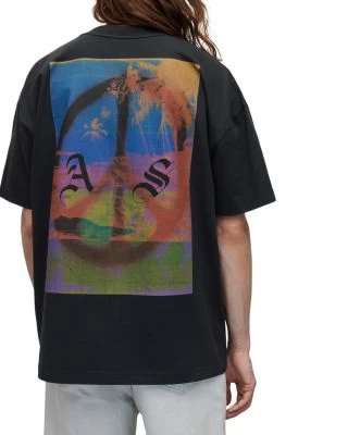 Oversized Short Sleeve Printed Crewneck Tee - ALLSAINTS 3 Oversized Short Sleeve Printed Crewneck Tee - ALLSAINTS - Image 3
