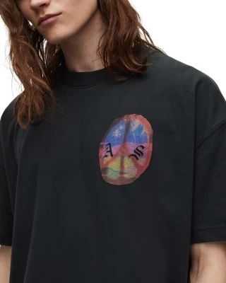 Oversized Short Sleeve Printed Crewneck Tee - ALLSAINTS 5 Oversized Short Sleeve Printed Crewneck Tee - ALLSAINTS - Image 5