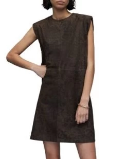 Mika Leo Leather Dress - ALLSAINTS