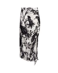 Carla Jackie Floral Ruched Skirt - ALLSAINTS -Fashion Clothing AllSaints 12962926 fpx