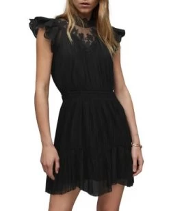 Azura Embroidered Mini Dress - ALLSAINTS