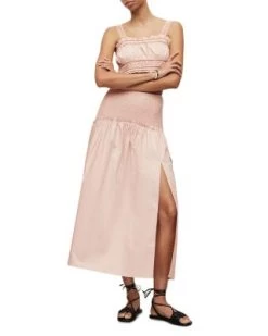 Alex Smocked Maxi Skirt - ALLSAINTS -Fashion Clothing AllSaints 12974615 fpx