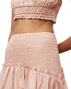 Alex Smocked Maxi Skirt - ALLSAINTS -Fashion Clothing AllSaints 12974616 fpx