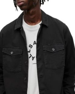 Spotter Cotton Camp Shirt - ALLSAINTS -Fashion Clothing AllSaints 12978874 fpx