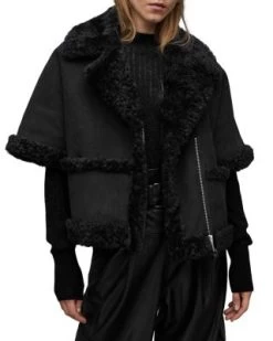 Mixi Farley Shearling Jacket - ALLSAINTS