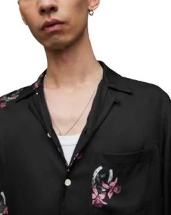 Goodluck Relaxed Fit Shirt - ALLSAINTS -Fashion Clothing AllSaints 13014032 fpx