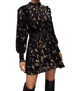 Tulia Ronnie Ruffle Dress - ALLSAINTS