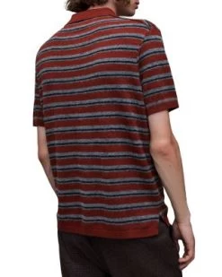Stafford Short Sleeve Striped Polo - ALLSAINTS 7 Stafford Short Sleeve Striped Polo - ALLSAINTS -Fashion Clothing AllSaints 13031297 fpx