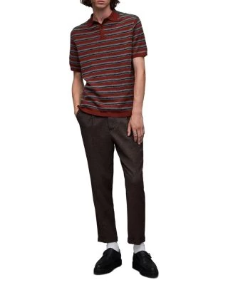 Stafford Short Sleeve Striped Polo - ALLSAINTS 2 Stafford Short Sleeve Striped Polo - ALLSAINTS - Image 2