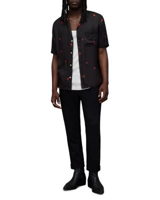 Poppies Short Sleeve Shirt - ALLSAINTS 3 Poppies Short Sleeve Shirt - ALLSAINTS - Image 3