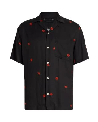 Poppies Short Sleeve Shirt - ALLSAINTS 8 Poppies Short Sleeve Shirt - ALLSAINTS - Image 8
