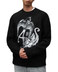 Wilder Crewneck Top - ALLSAINTS -Fashion Clothing AllSaints 13032212 fpx