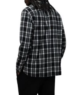 Leulus Long Sleeve Plaid Shirt - ALLSAINTS -Fashion Clothing AllSaints 13032440 fpx