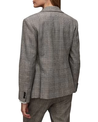 Bea Check Blazer - ALLSAINTS 2 Bea Check Blazer - ALLSAINTS - Image 2