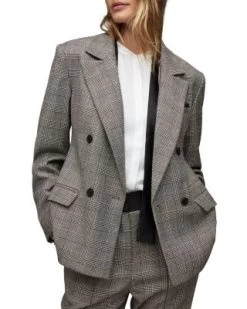 Bea Check Blazer - ALLSAINTS 10 Bea Check Blazer - ALLSAINTS -Fashion Clothing AllSaints 13033916 fpx