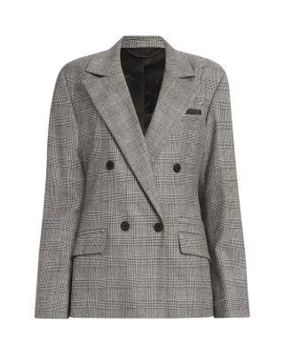 Bea Check Blazer - ALLSAINTS 6 Bea Check Blazer - ALLSAINTS - Image 6