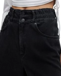 Hailey Wide Leg Jeans In Washed Black - ALLSAINTS -Fashion Clothing AllSaints 13034485 fpx