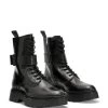 Women's Onyx Lace Up Buckled Boots - ALLSAINTS