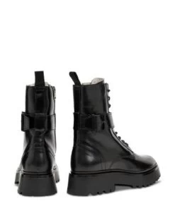 Women's Onyx Lace Up Buckled Boots - ALLSAINTS -Fashion Clothing AllSaints 13057500 fpx
