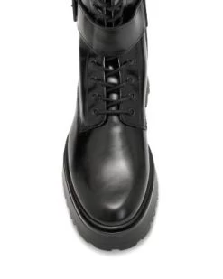 Women's Onyx Lace Up Buckled Boots - ALLSAINTS -Fashion Clothing AllSaints 13057501 fpx