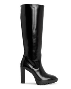 Women's Harlem Almond Toe Tall High Heel Platform Boots - ALLSAINTS -Fashion Clothing AllSaints 13057640 fpx