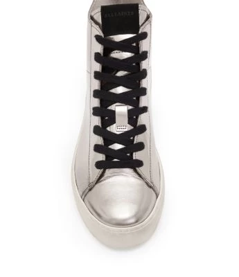 Women's Tana Metallic Lace Up High Top Sneakers - ALLSAINTS 4 Women's Tana Metallic Lace Up High Top Sneakers - ALLSAINTS - Image 4