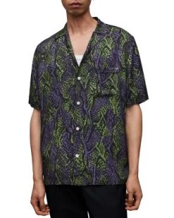Relaxed Fit Short Sleeve Camp Shirt - ALLSAINTS